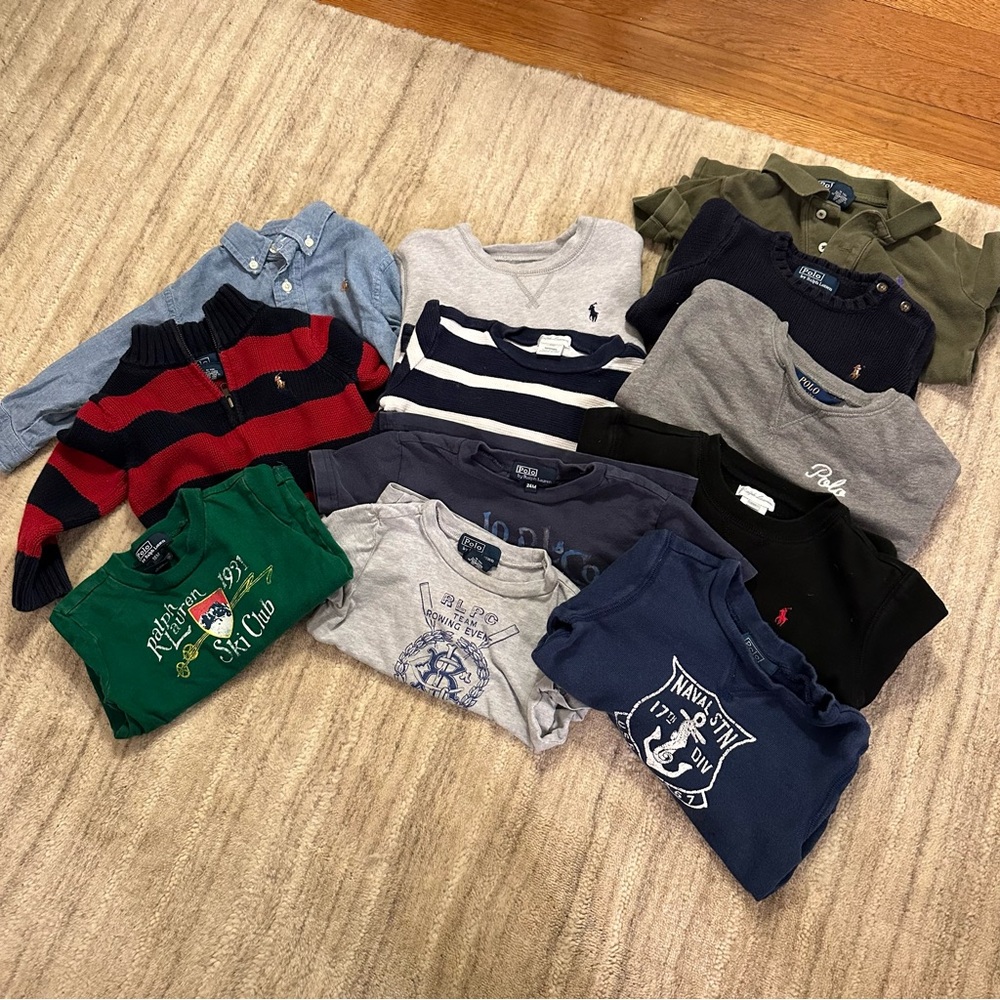 12 piece ralph lauren polo baby boy bundle 18-24 months 2T